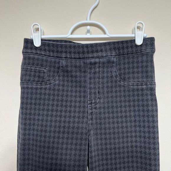 Spanx Houndstooth Print Anke Jean-ish Leggings Small Women - Picture 2 of 9